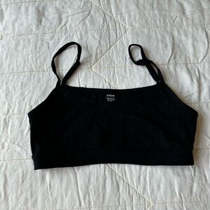 Cropped SHEIN black bra top